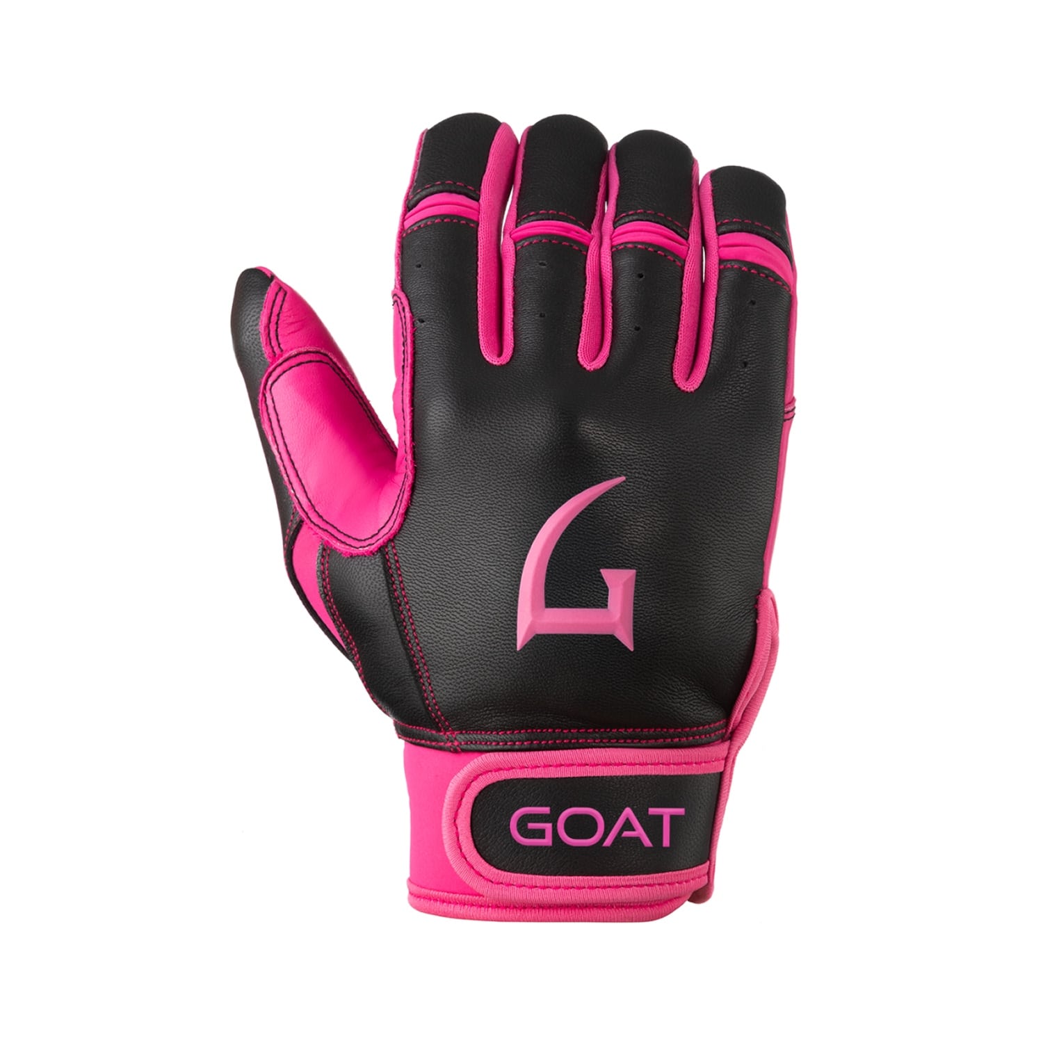 Origin Series Short Cuff Black and Pink Batting Gloves