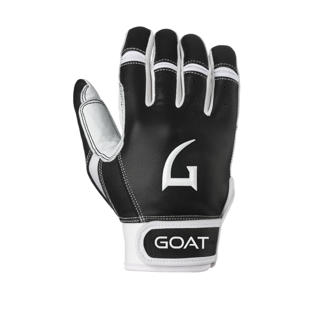 Origin Series Short Cuff Black and White Batting Gloves