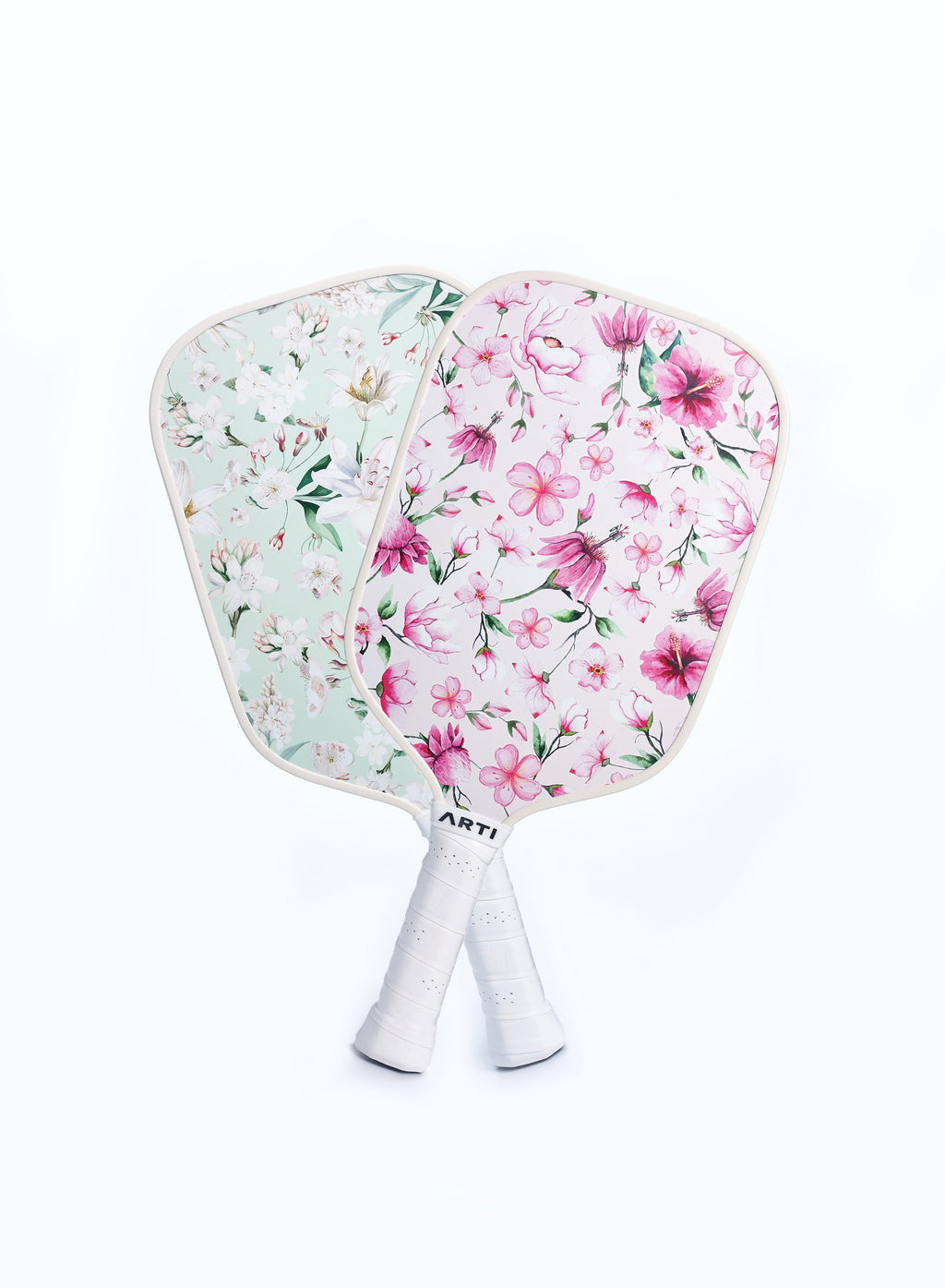 ARTI Fiberglass "Flowers" Pickleball Paddle Set