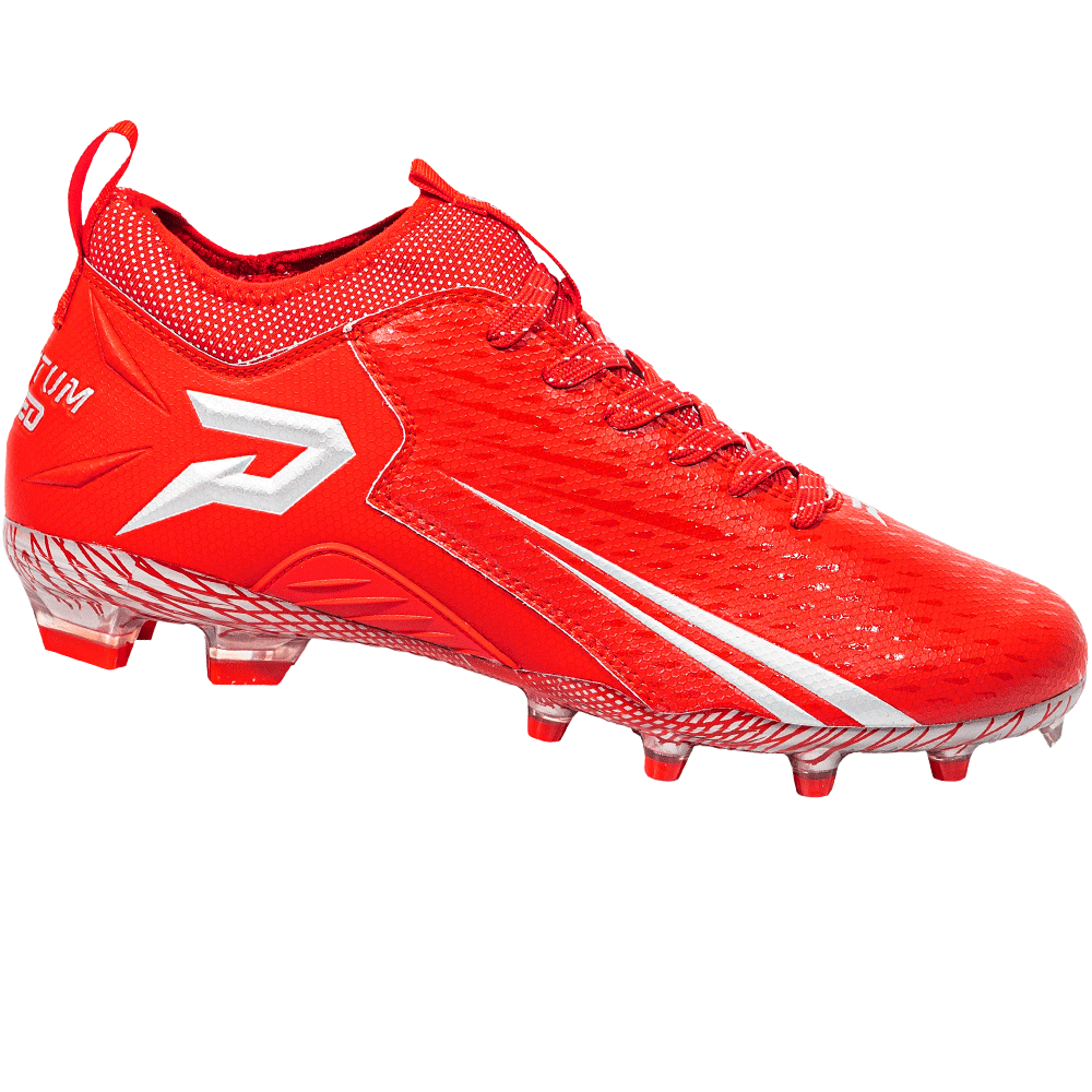 Phenom Elite Quantum Speed 2.0 Football Cleats - Red