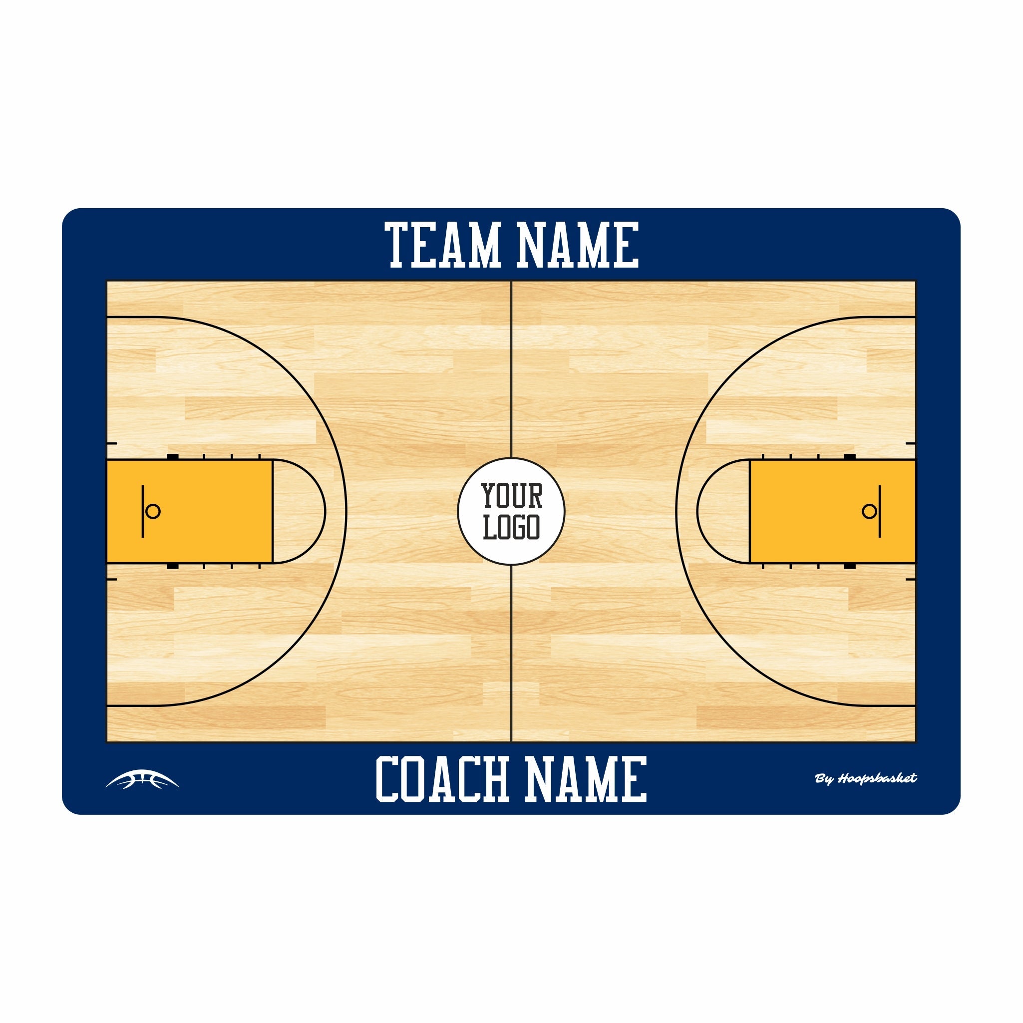Custom Women's NCAA Basketball Coaching Board 15.7 x 10.6 in (Classic)