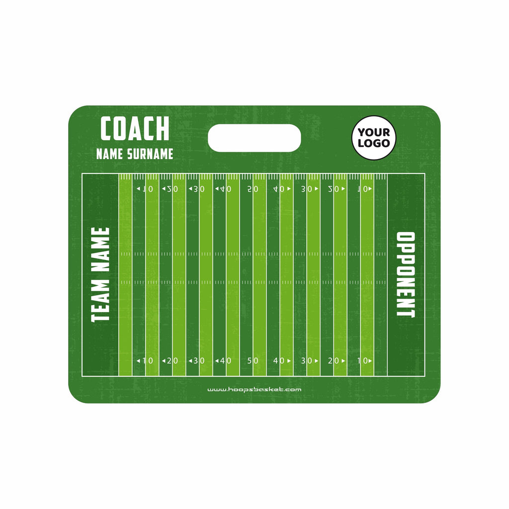 Custom Football Magnetic Coaching Board 11.4'' x 9.4'' / 29 cm x 24 cm