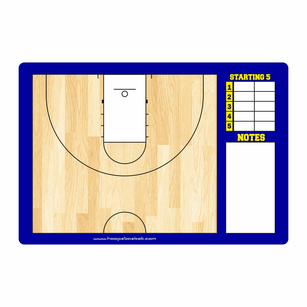 Custom Men's NCAA Basketball Coaching Board 15.7 x 10.6 in (Classic)