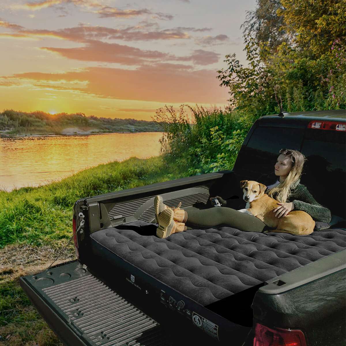 Umbrauto  6-6.5FT Full Size Truck Air Mattress 1.0,Multiple Colors