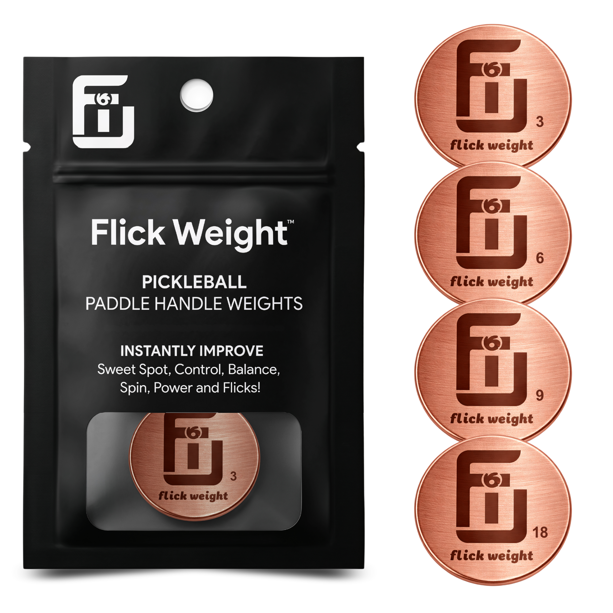 4 Pack - 3g, 6g, 9g, 18g