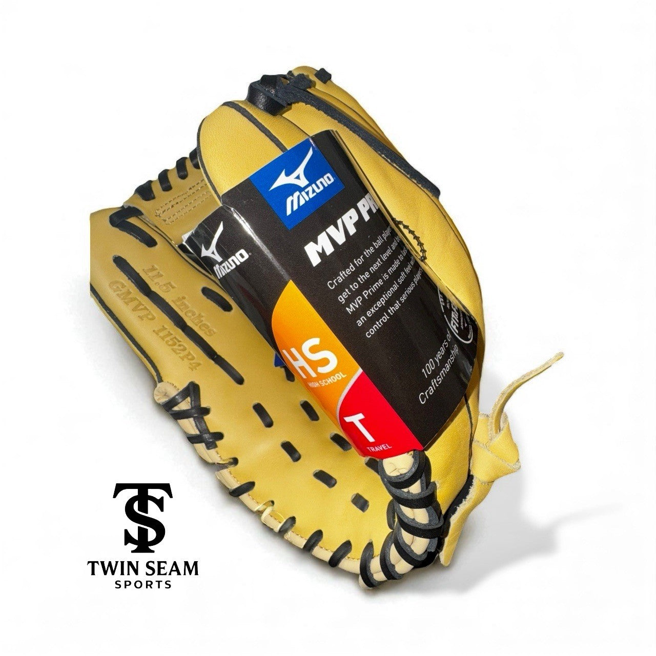 Mizuno MVP Prime 11.5” Baseball Glove – Right Hand Throw – GMVP1152P4