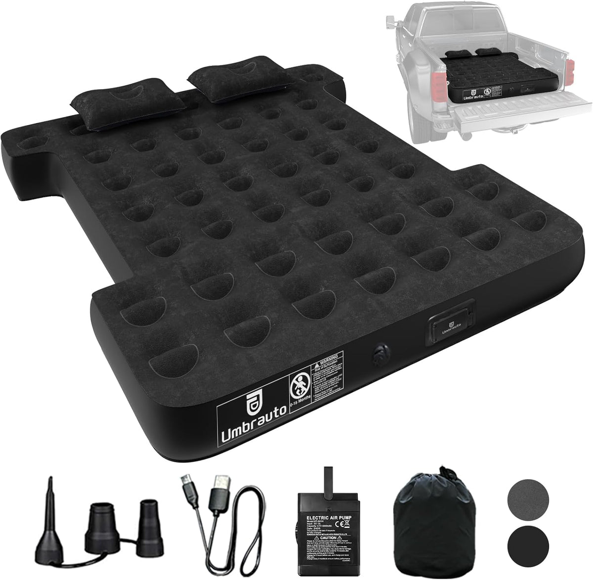 5.5-5.8 ft | 6-6.5ftChevrolet Truck Bed Air Mattress