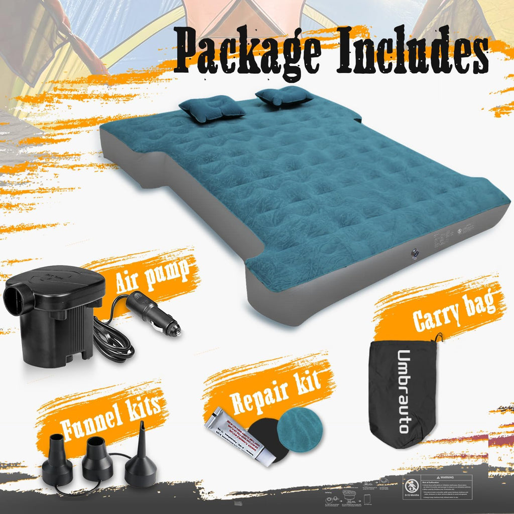 Umbrauto 5.5-5.8 FT Short Truck Bed Air Mattress 1.0 ,Teal