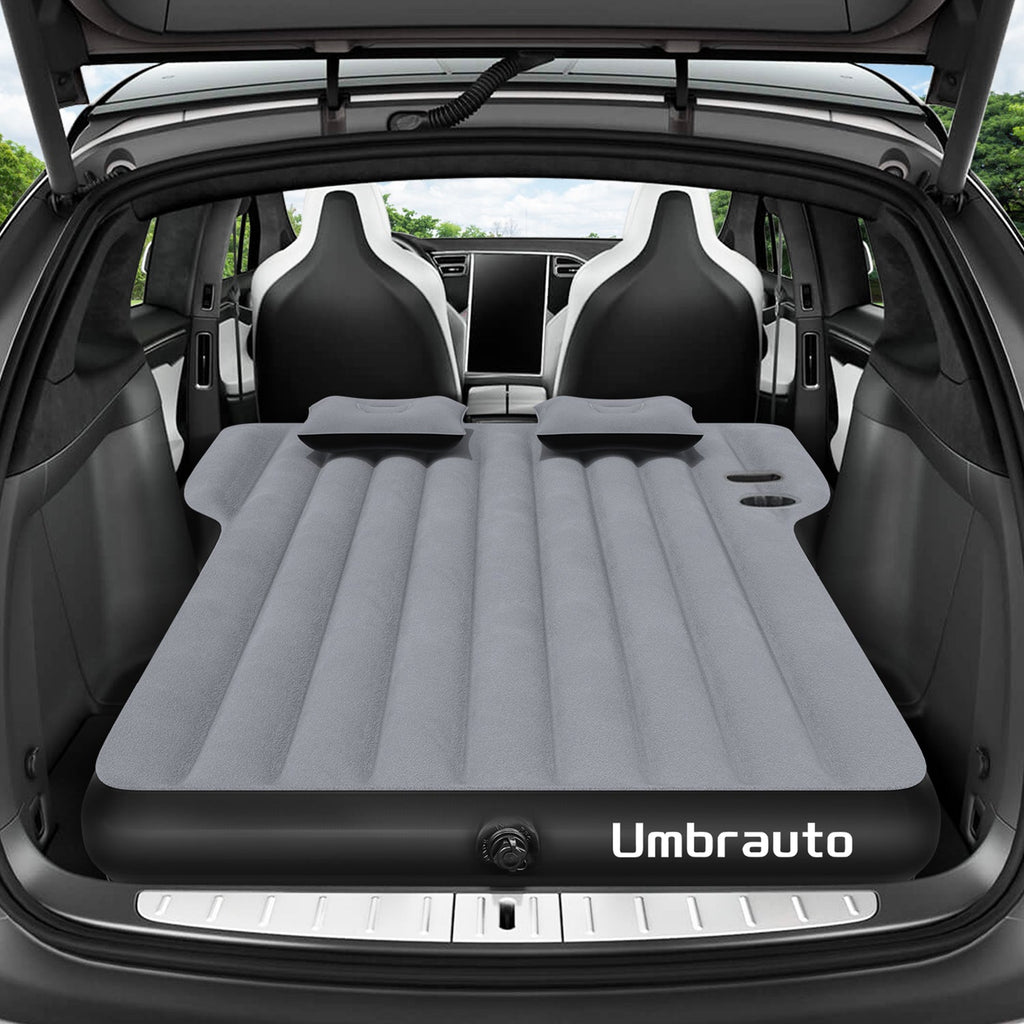 Umbrauto Tesla Y Car Camping SUV Thicken Air Mattress,Gray