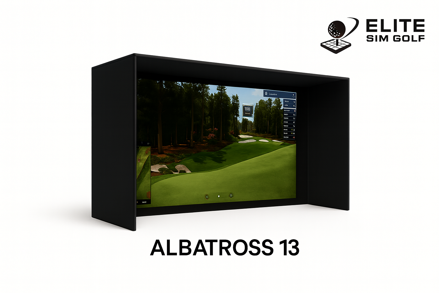 Albatross 13S Golf Simulator Enclosure by Elite Sim Golf