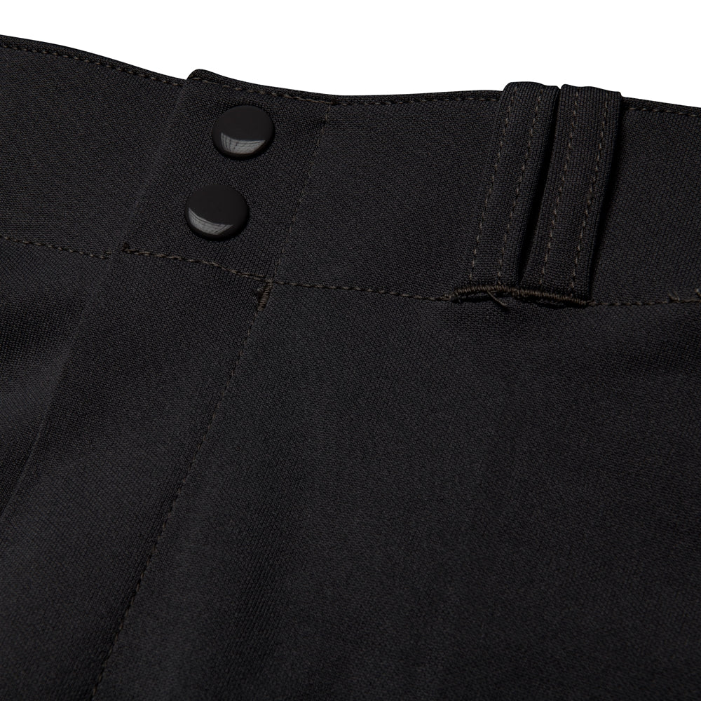 Open Bottom Relaxed Fit Baseball Pant