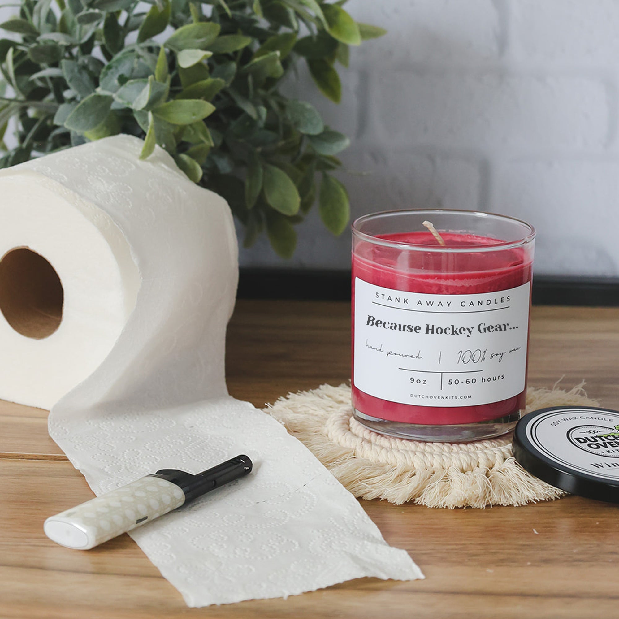 Because Hockey Gear - Natural Soy Wax Candle
