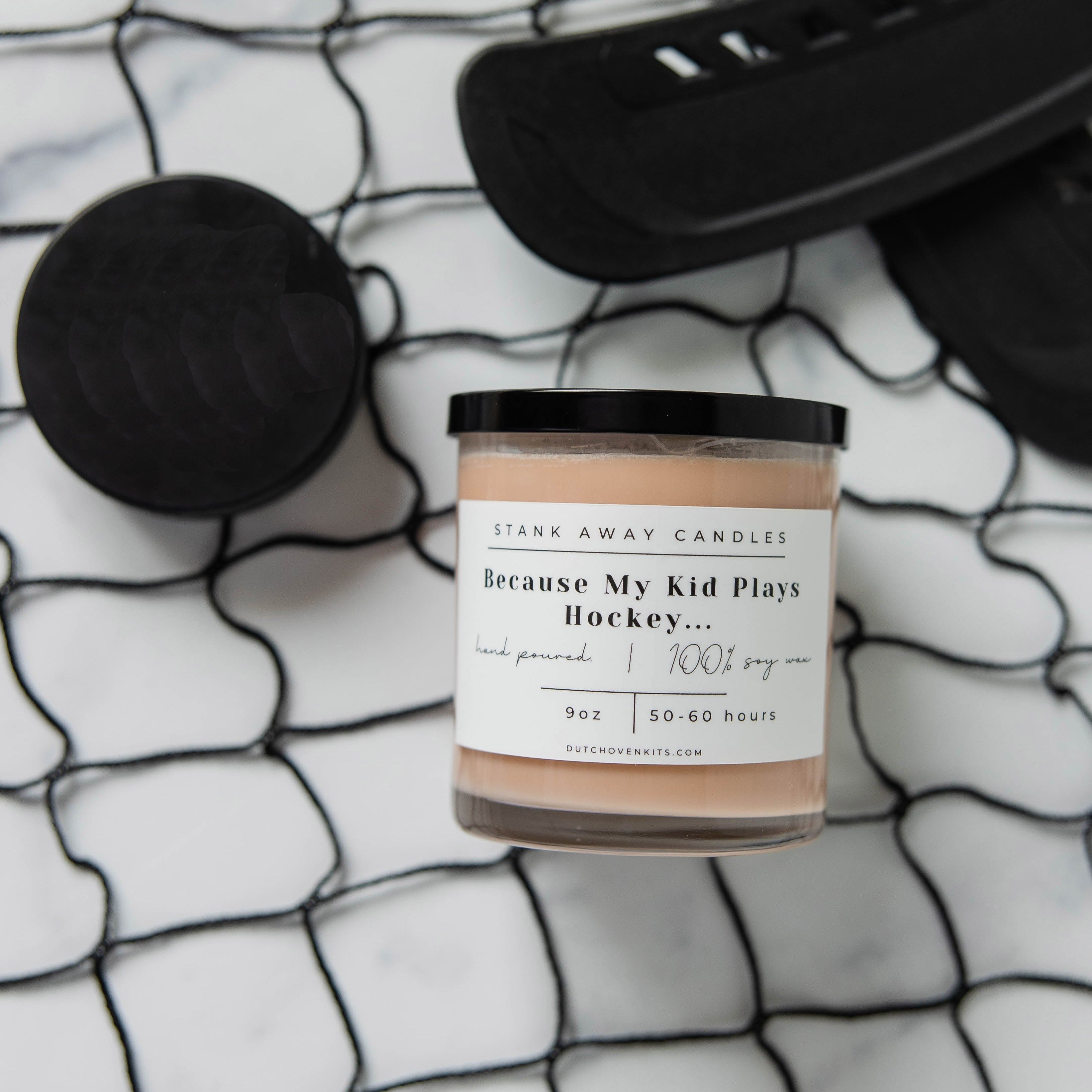 Because My Kid Plays Hockey - Natural Soy Wax Candle