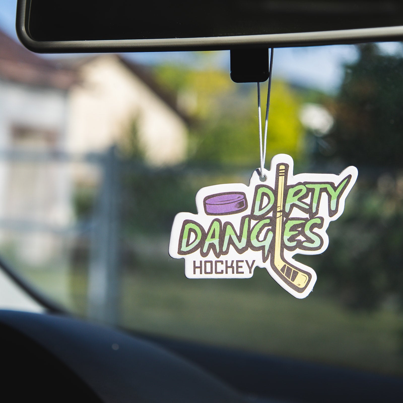 Dirty Dangles Hockey Car Air Freshener