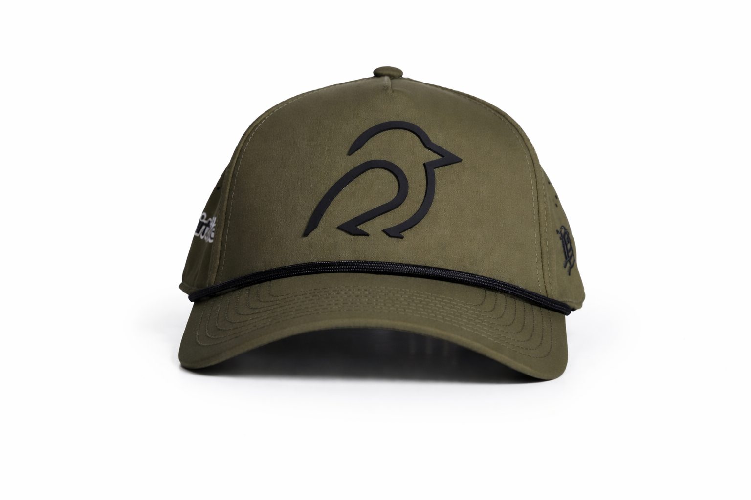 Dirty Birdie Snapback Black Patch w/White Logo