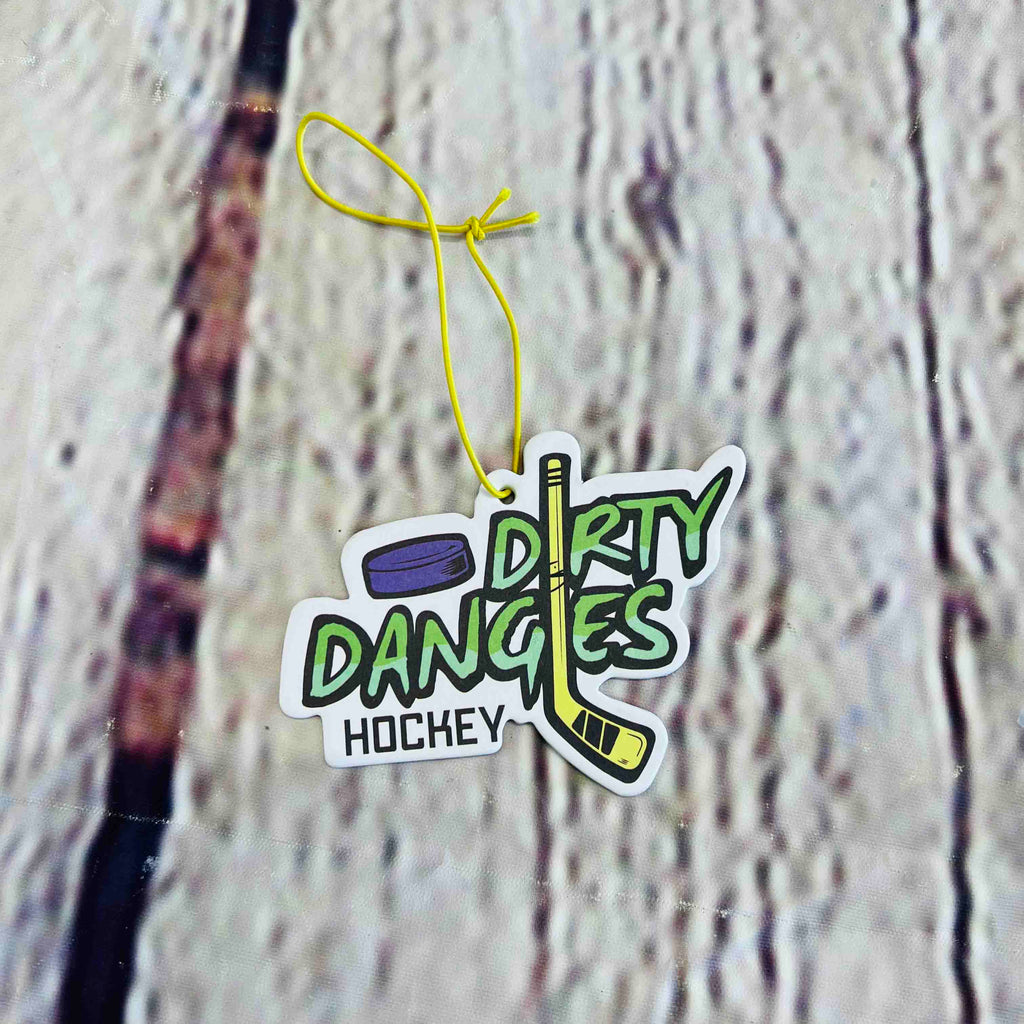 Dirty Dangles Hockey Car Air Freshener