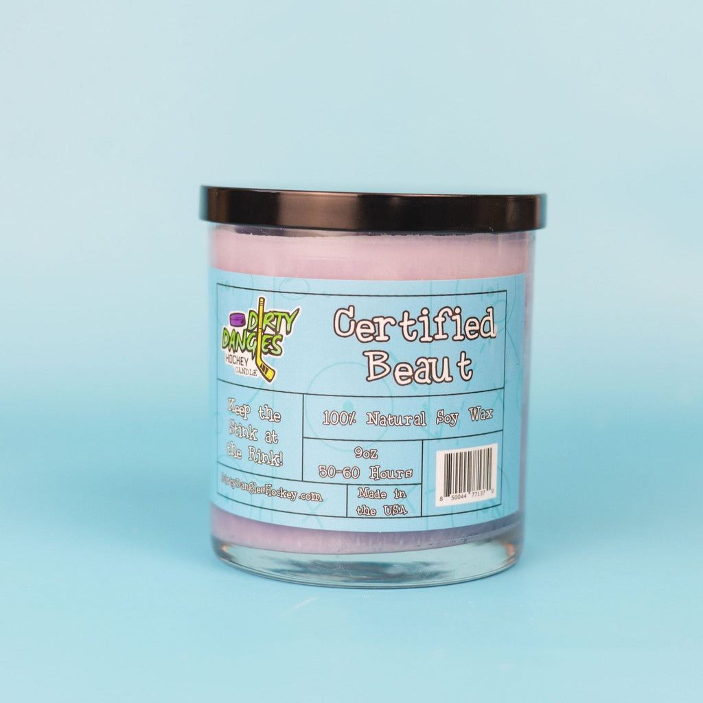 Dirty Dangles Hockey Candles - Certified Beaut (Lavender Lemongrass)