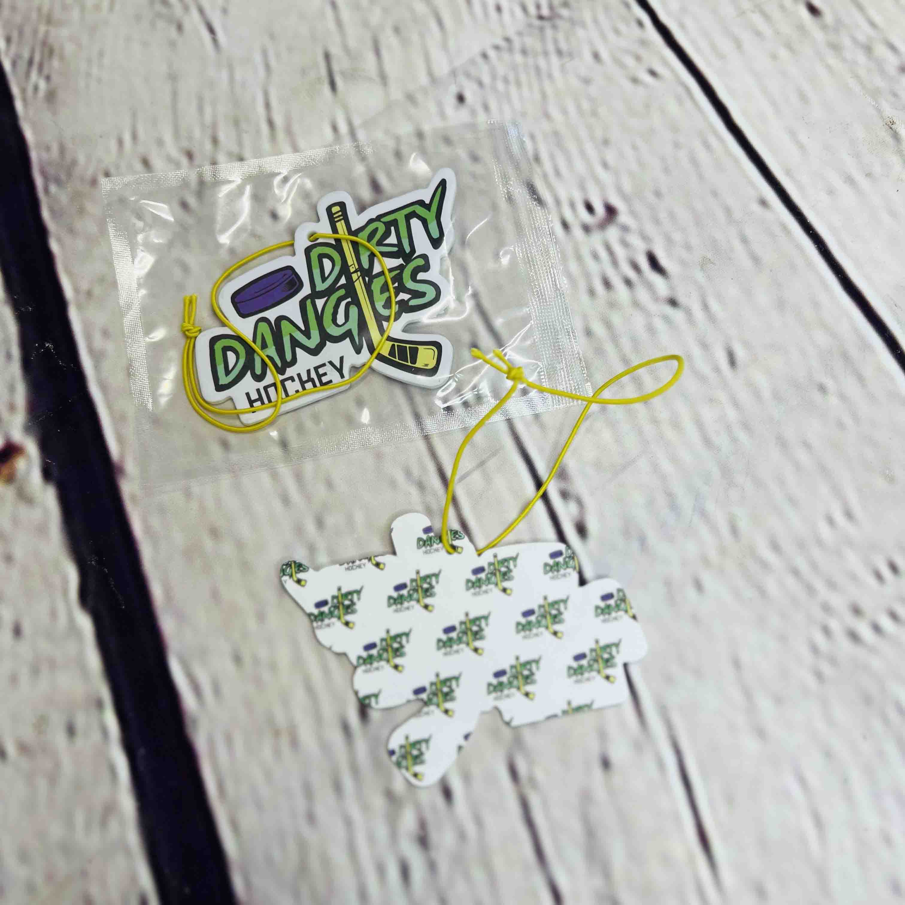Dirty Dangles Hockey Car Air Freshener