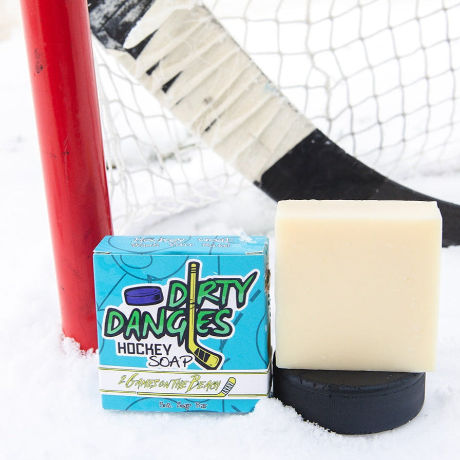 2 Games on the Beach - Hockey Soap Bar