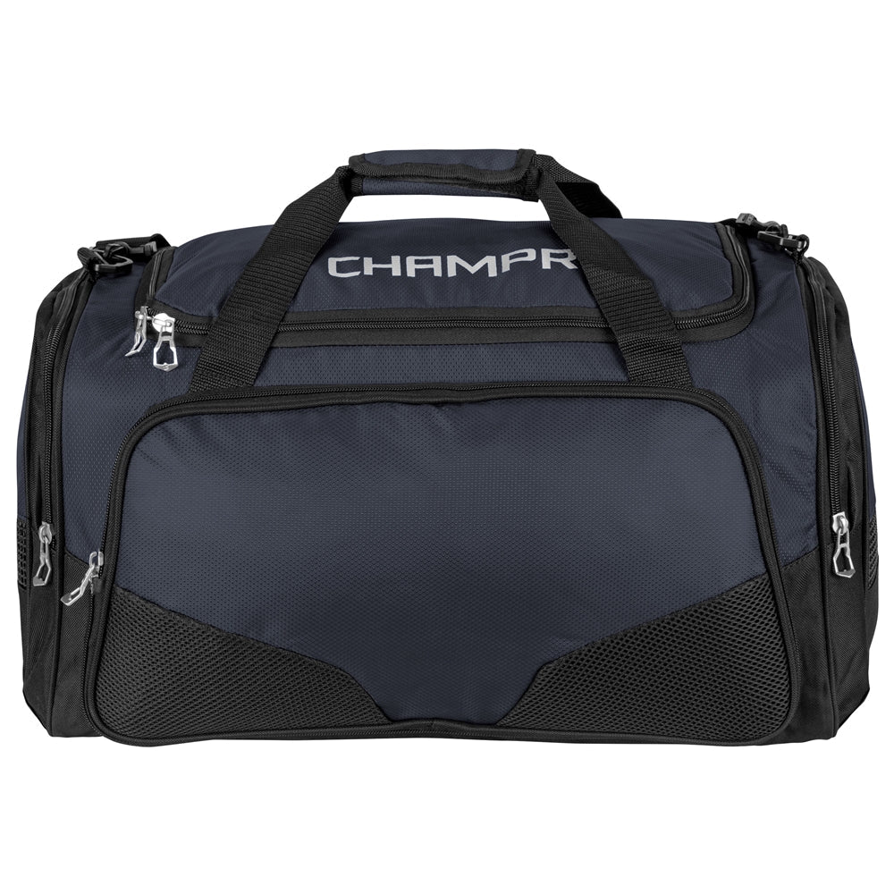 CHAMPRO LACROSSE PERSONAL GEAR DUFFEL BAG BLACK 20" X 12" X 12"