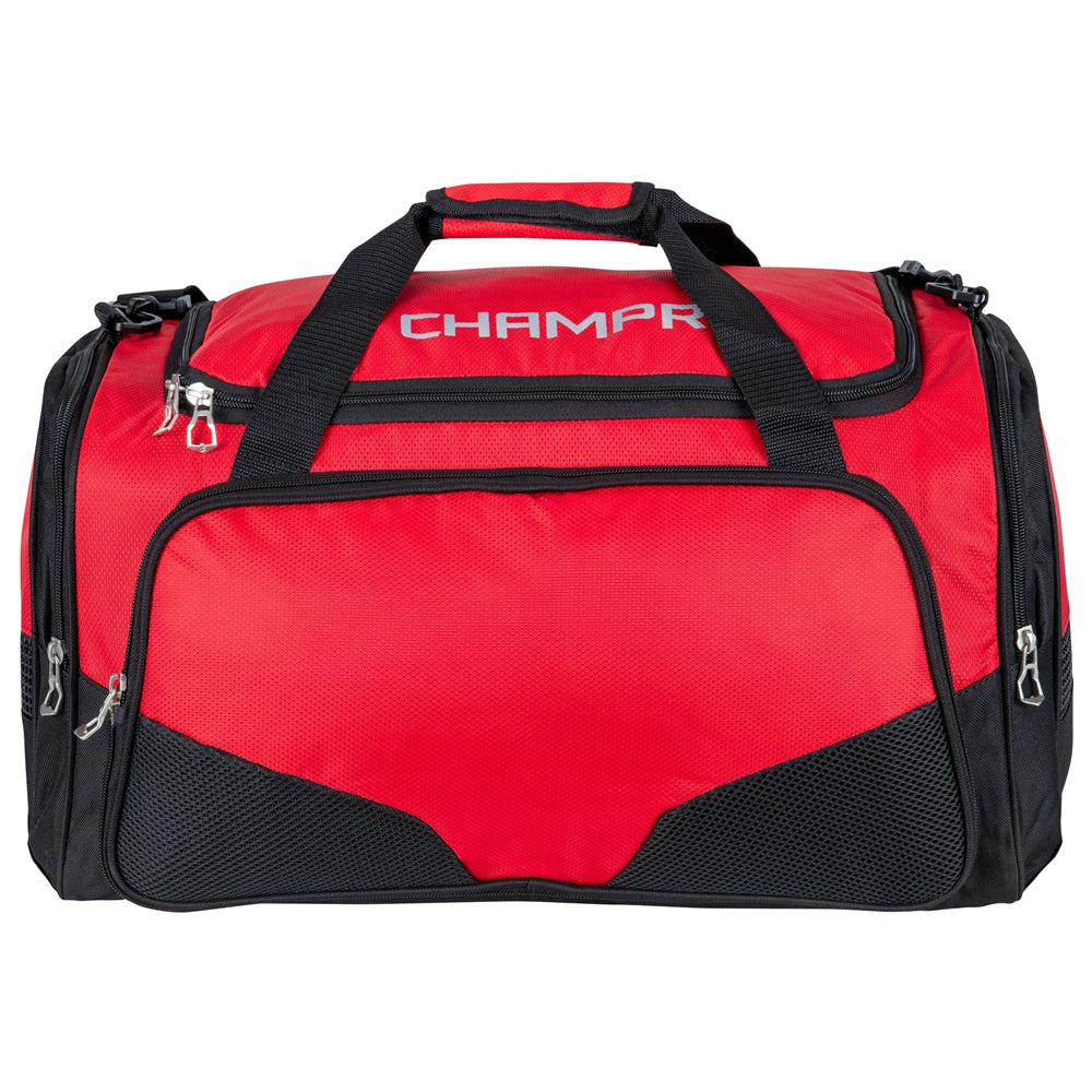 CHAMPRO LACROSSE PERSONAL GEAR DUFFEL BAG BLACK 20" X 12" X 12"