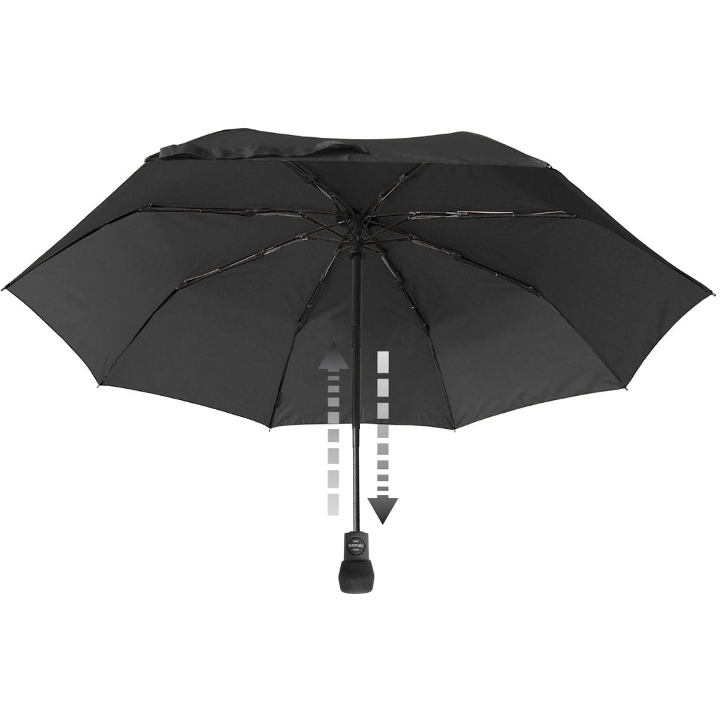 Light Trek Automatic Hiking Umbrella – Lightweight, Durable, Automatic Open/Close, Windproof Frame with Floating Compass & Backpack Carry Case