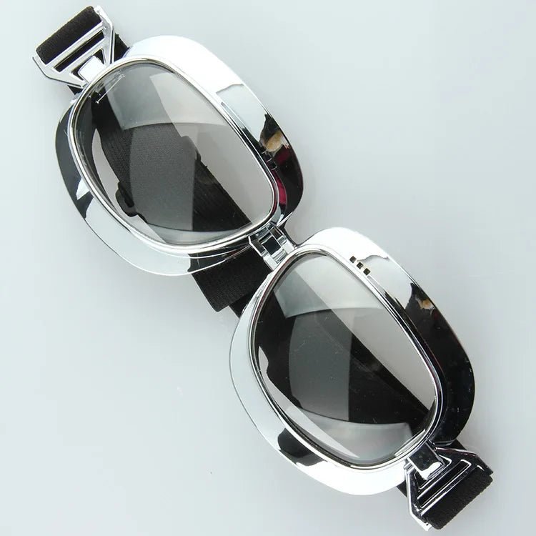 Motorcycle Goggles Vintage Windproof UV Protection for Harley