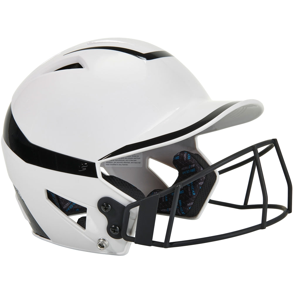 CHAMPRO FASTPITCH TWO-TONE SOFTBALL HELMET WITH MASK
