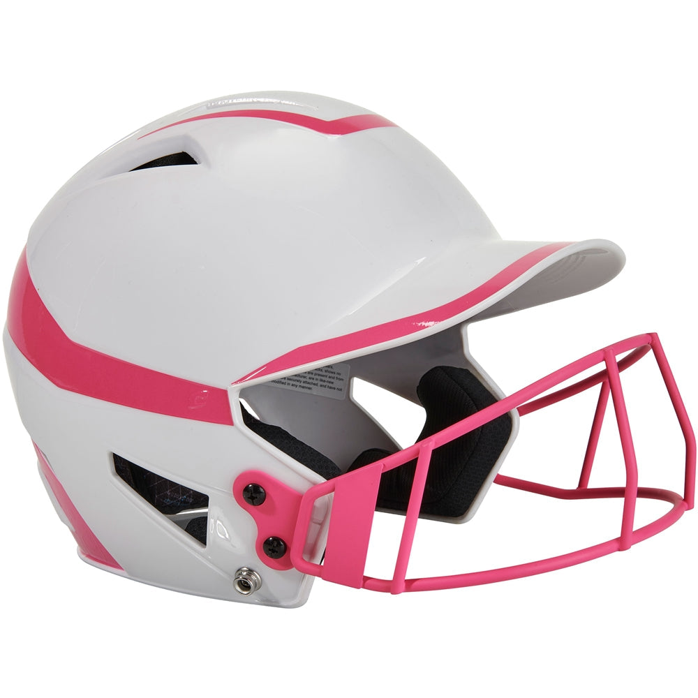 CHAMPRO FASTPITCH TWO-TONE SOFTBALL HELMET WITH MASK