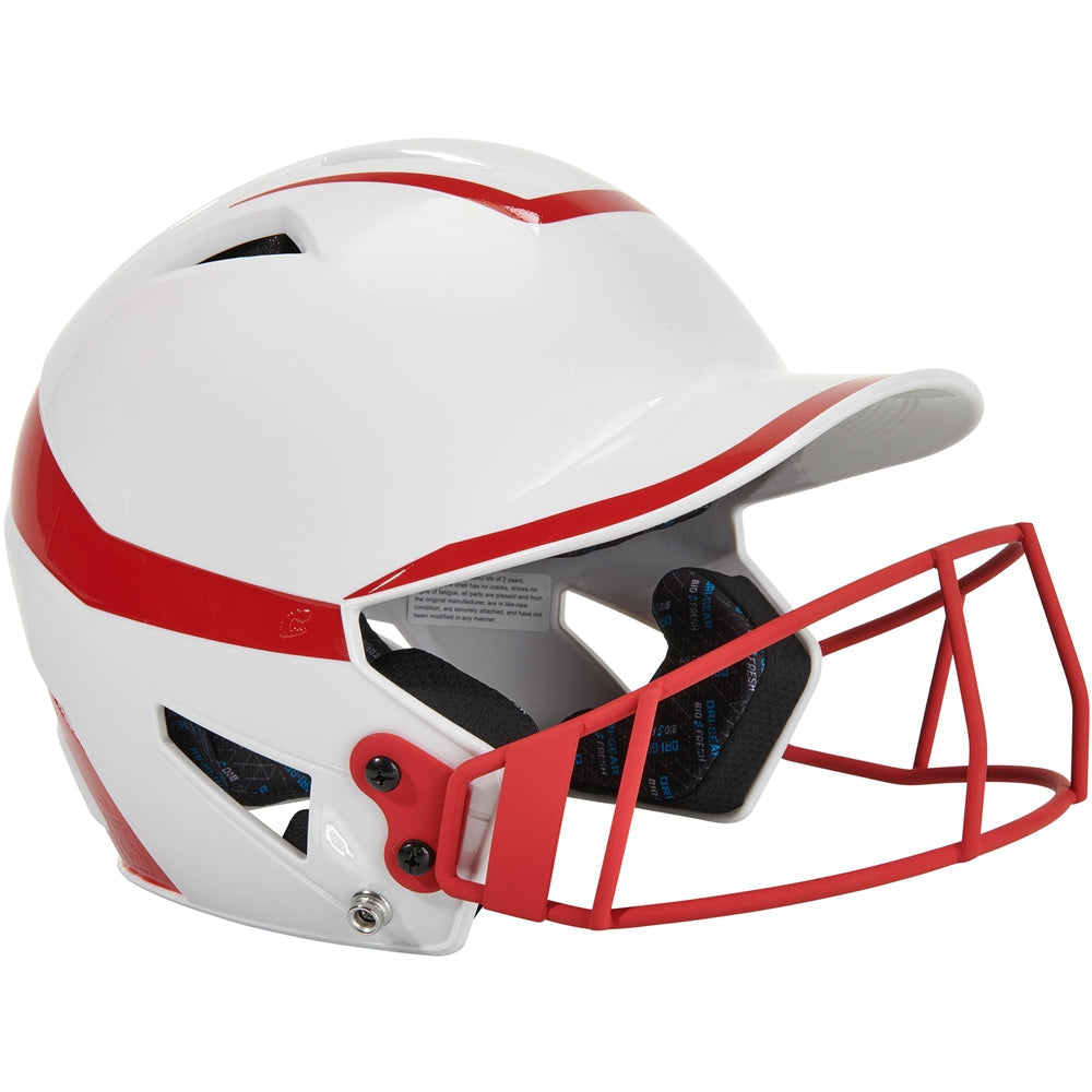 CHAMPRO FASTPITCH TWO-TONE SOFTBALL HELMET WITH MASK