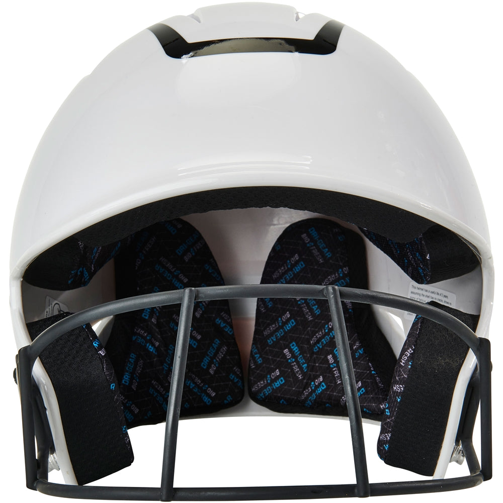 CHAMPRO FASTPITCH TWO-TONE SOFTBALL HELMET WITH MASK