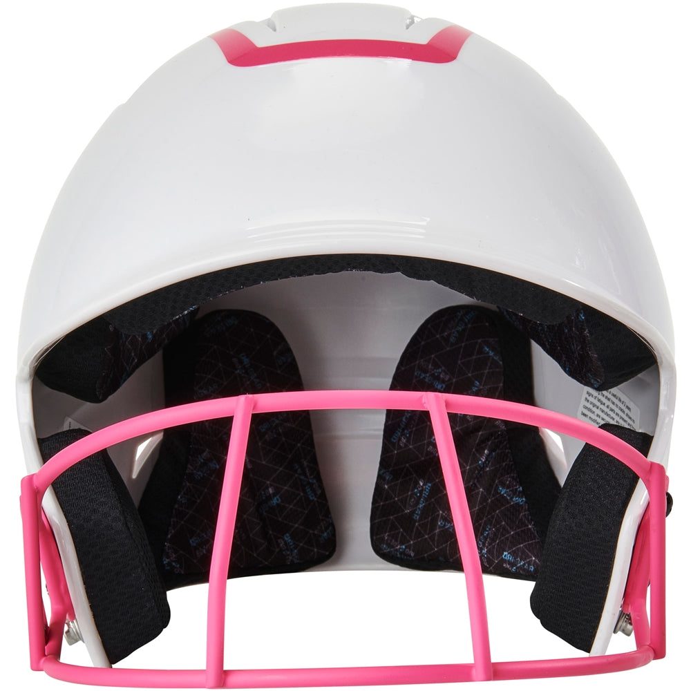 CHAMPRO FASTPITCH TWO-TONE SOFTBALL HELMET WITH MASK