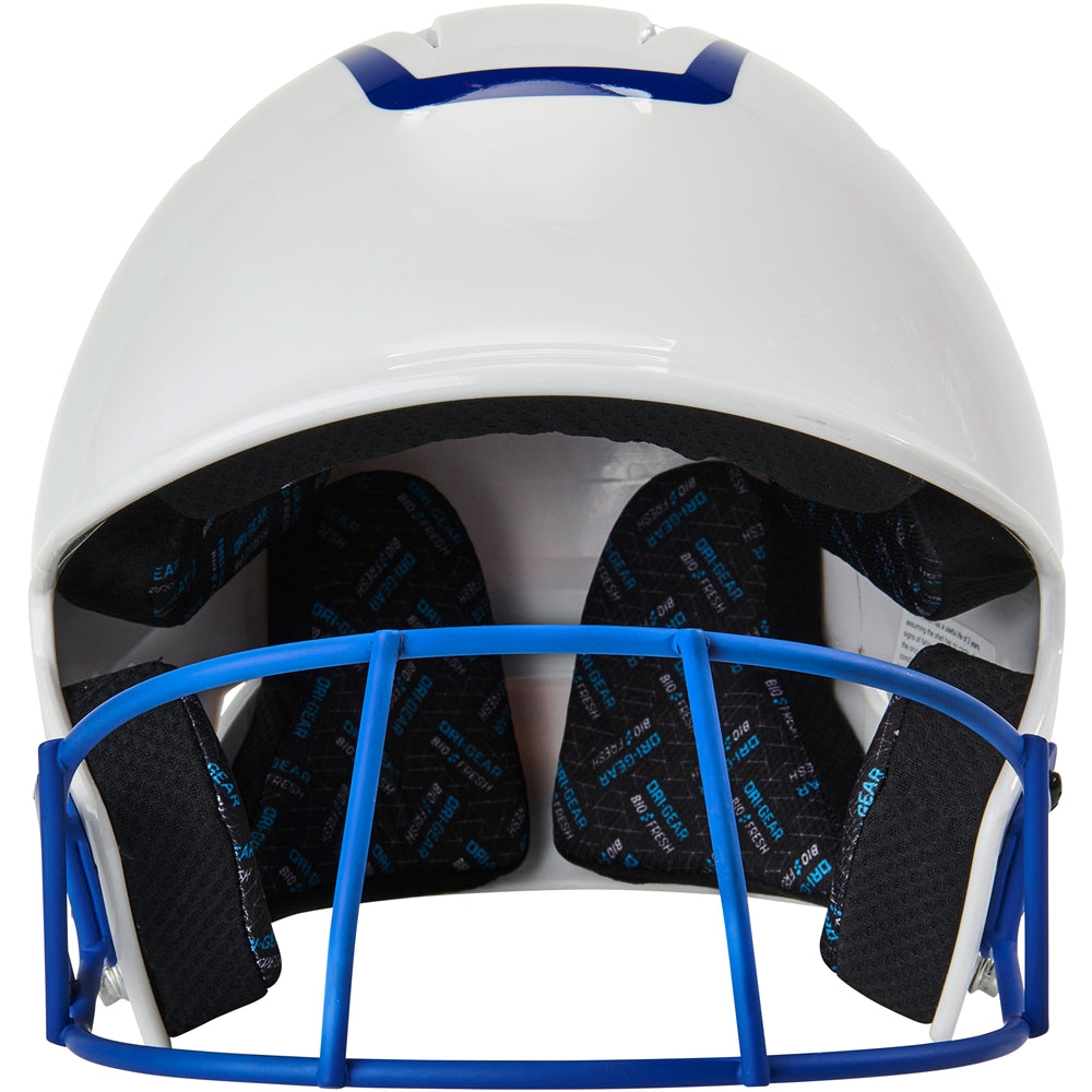 CHAMPRO FASTPITCH TWO-TONE SOFTBALL HELMET WITH MASK
