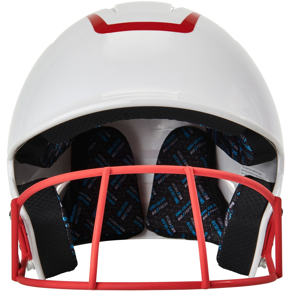 CHAMPRO FASTPITCH TWO-TONE SOFTBALL HELMET WITH MASK