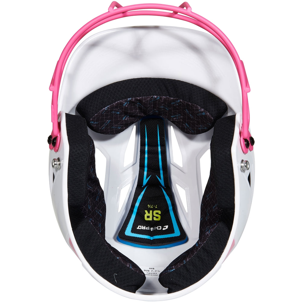 CHAMPRO FASTPITCH TWO-TONE SOFTBALL HELMET WITH MASK