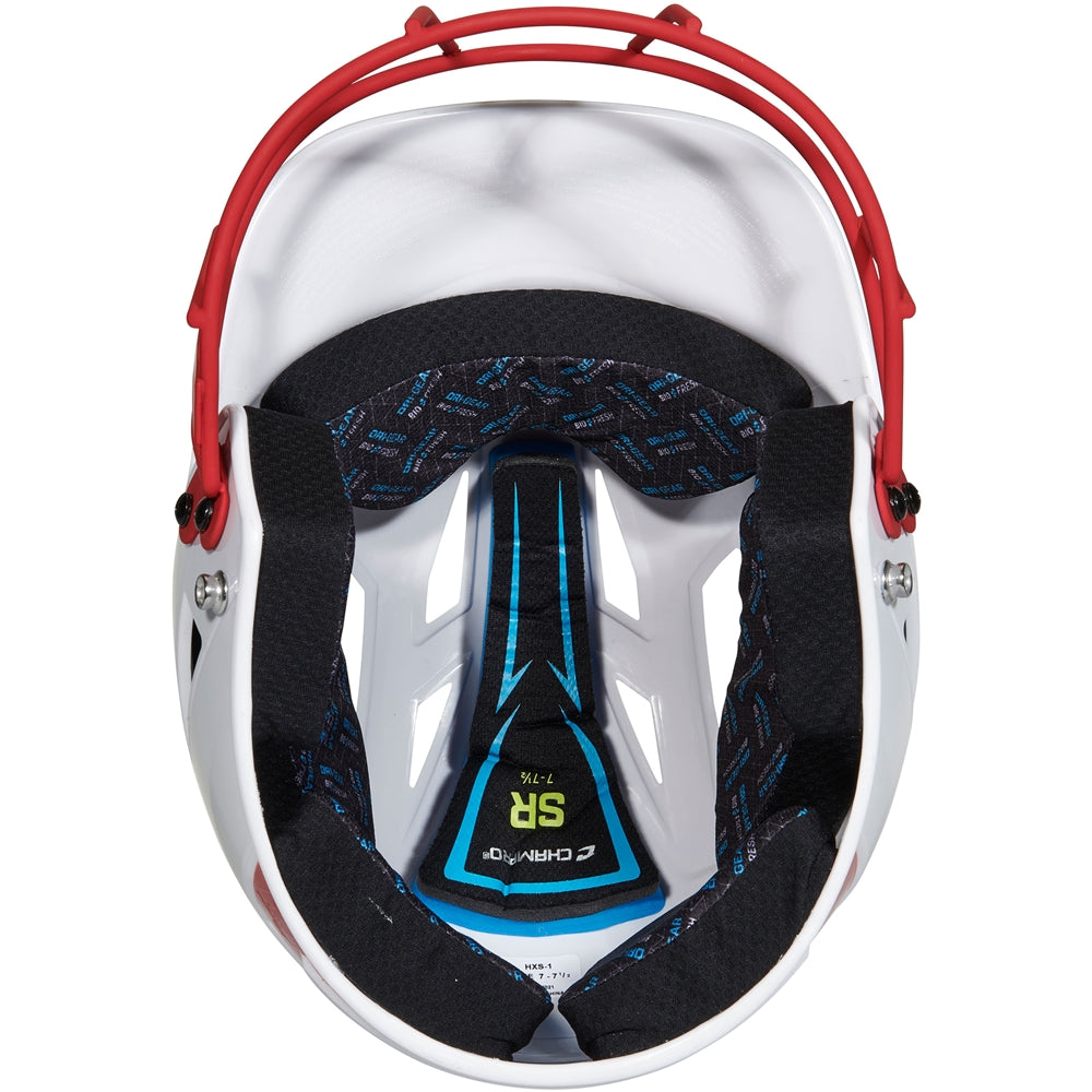CHAMPRO FASTPITCH TWO-TONE SOFTBALL HELMET WITH MASK