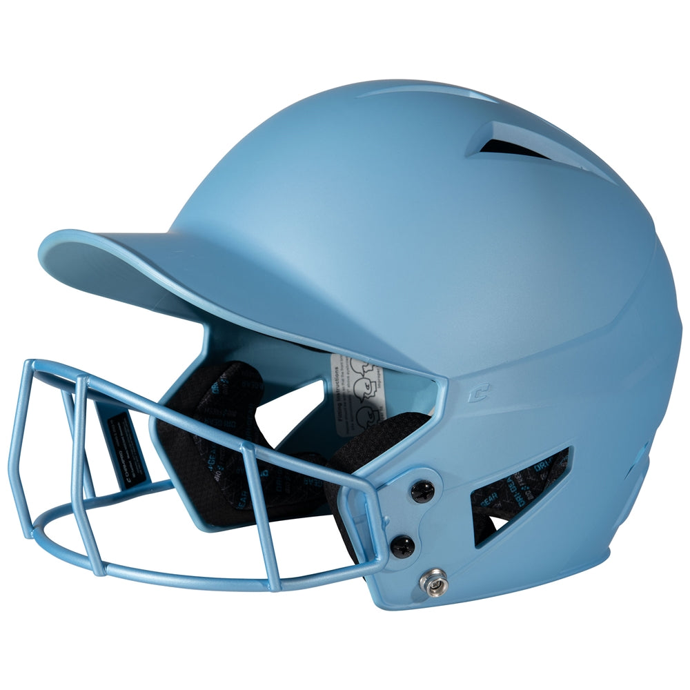 CHAMPRO FASTPITCH HX MATTE SOFTBALL HELMET WITH FACE MASK