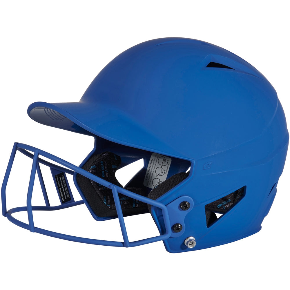 CHAMPRO FASTPITCH HX MATTE SOFTBALL HELMET WITH FACE MASK
