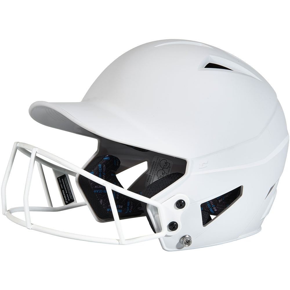CHAMPRO FASTPITCH HX MATTE SOFTBALL HELMET WITH FACE MASK
