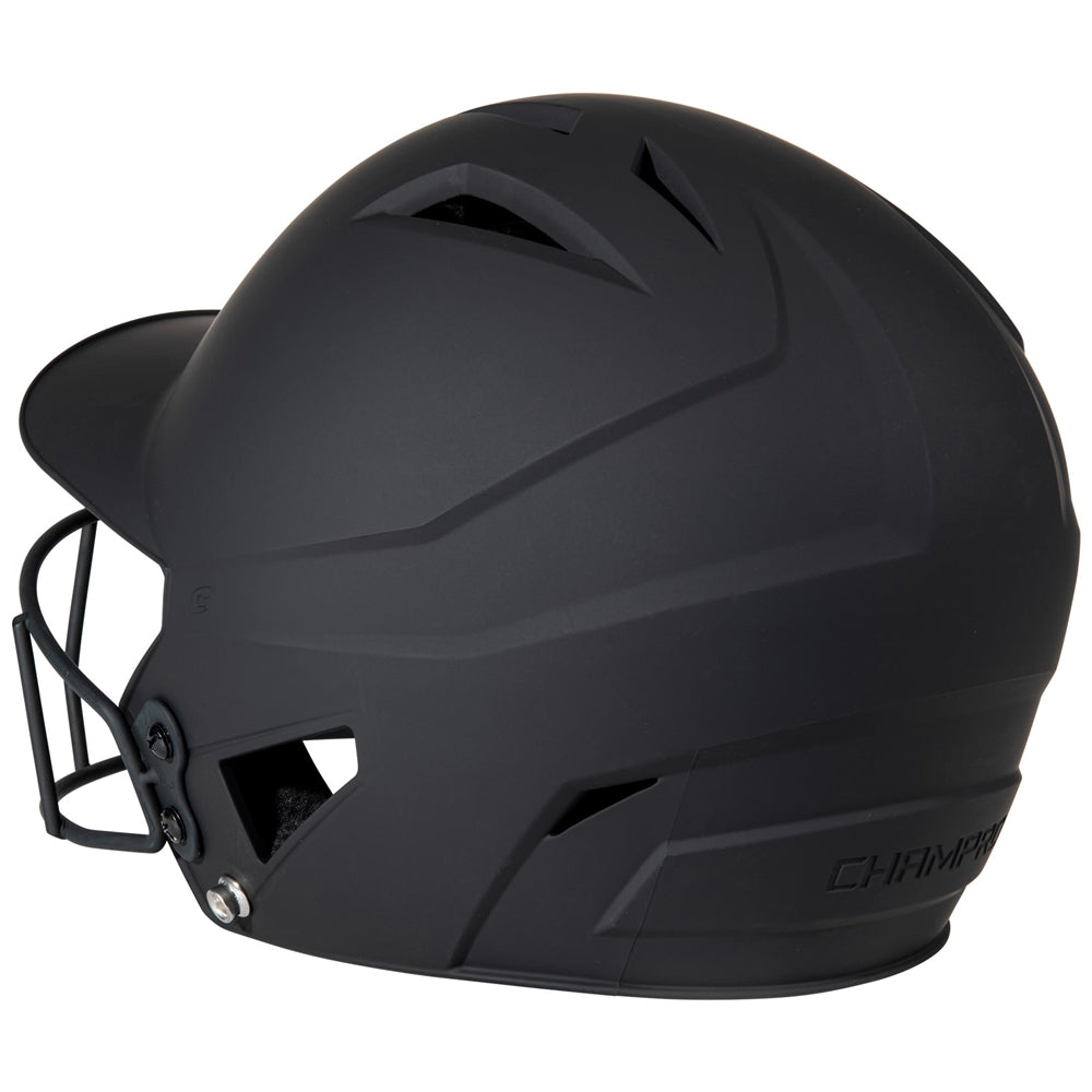 CHAMPRO FASTPITCH HX MATTE SOFTBALL HELMET WITH FACE MASK