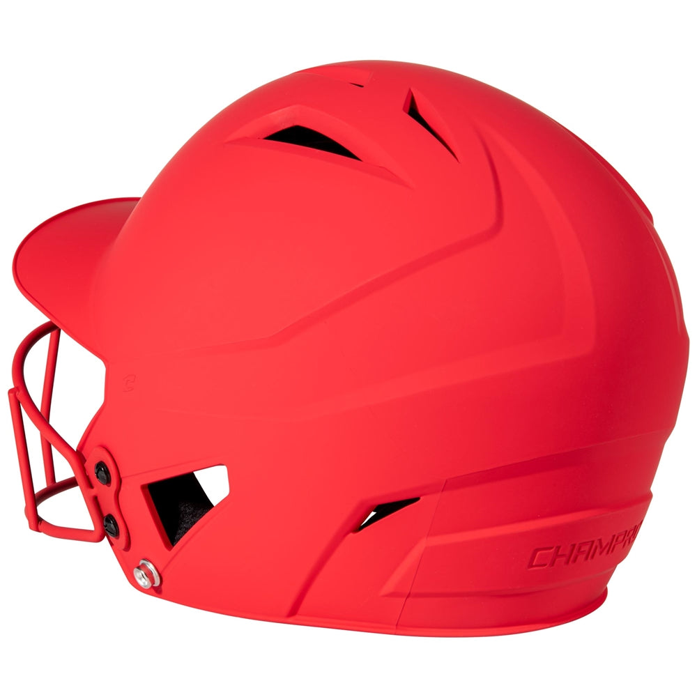 CHAMPRO FASTPITCH HX MATTE SOFTBALL HELMET WITH FACE MASK