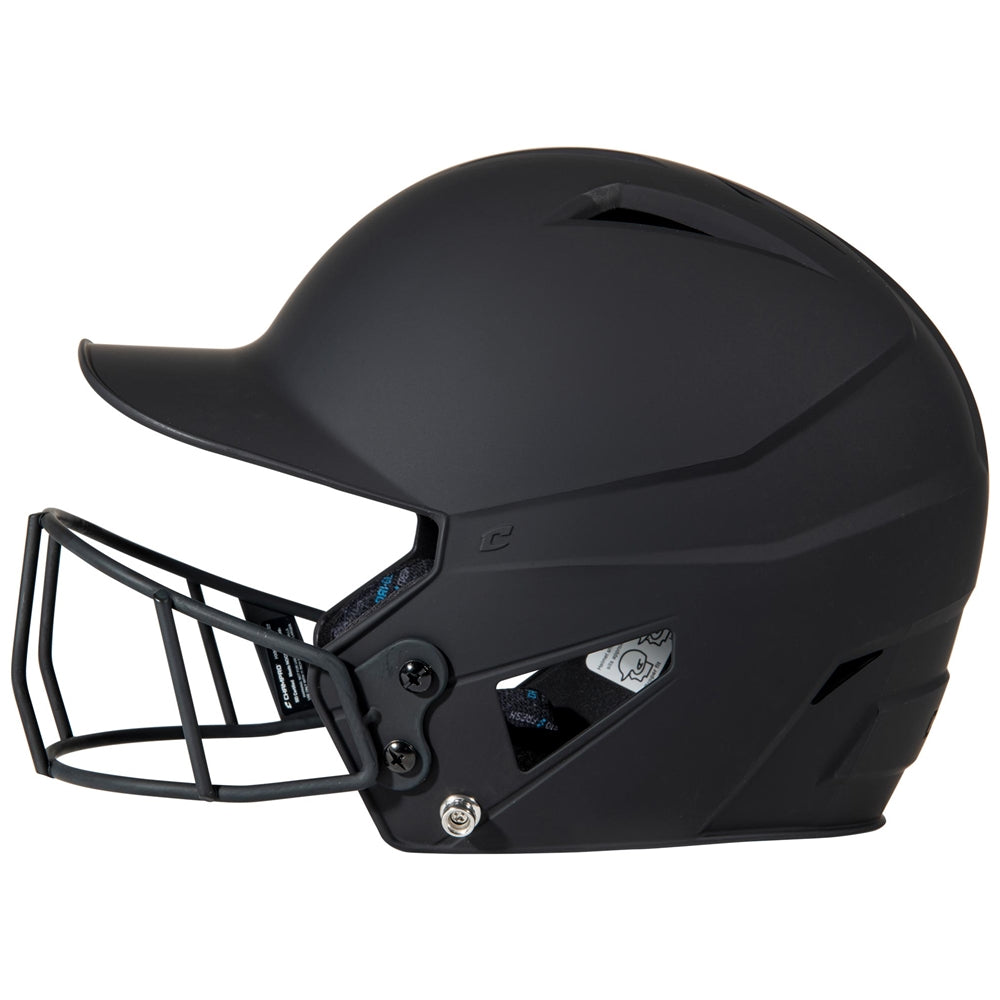 CHAMPRO FASTPITCH HX MATTE SOFTBALL HELMET WITH FACE MASK