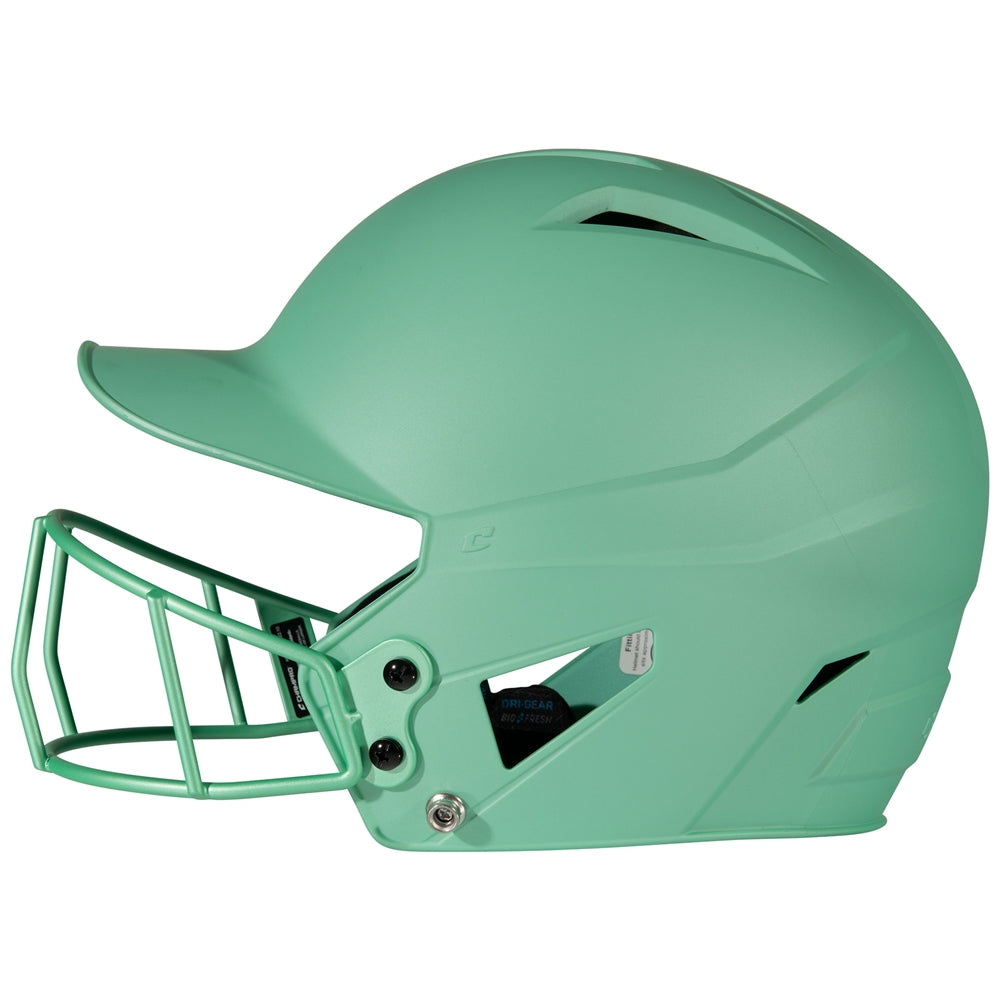 CHAMPRO FASTPITCH HX MATTE SOFTBALL HELMET WITH FACE MASK