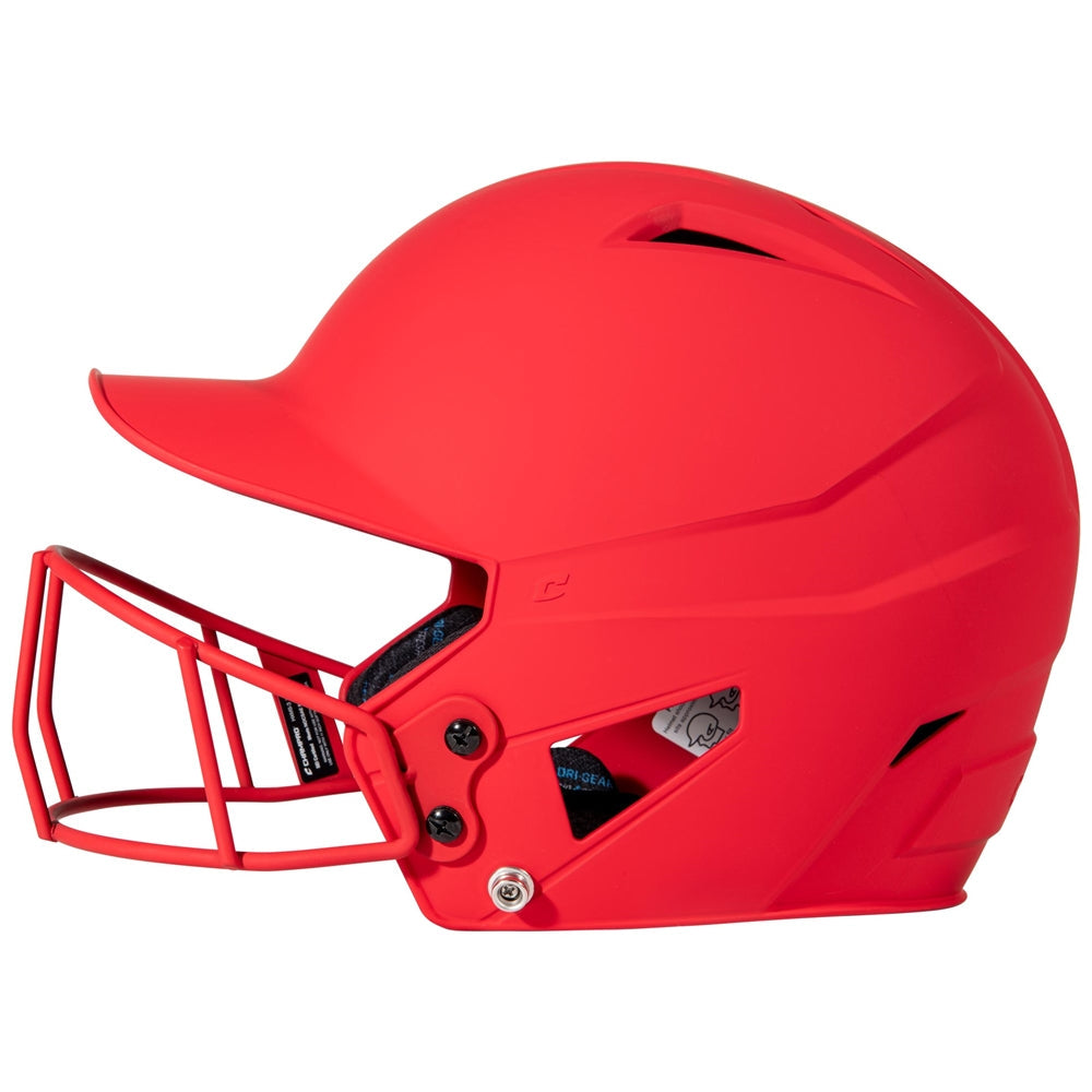 CHAMPRO FASTPITCH HX MATTE SOFTBALL HELMET WITH FACE MASK