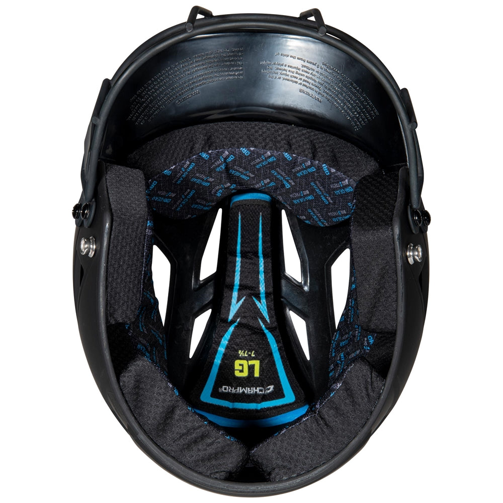 CHAMPRO FASTPITCH HX MATTE SOFTBALL HELMET WITH FACE MASK