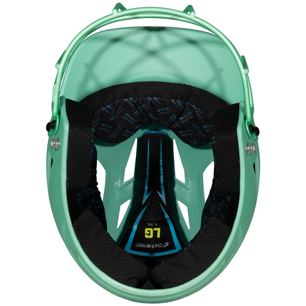 CHAMPRO FASTPITCH HX MATTE SOFTBALL HELMET WITH FACE MASK