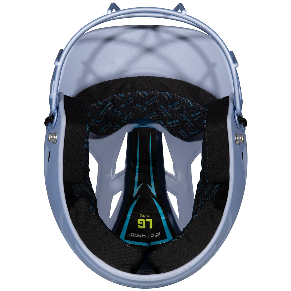 CHAMPRO FASTPITCH HX MATTE SOFTBALL HELMET WITH FACE MASK