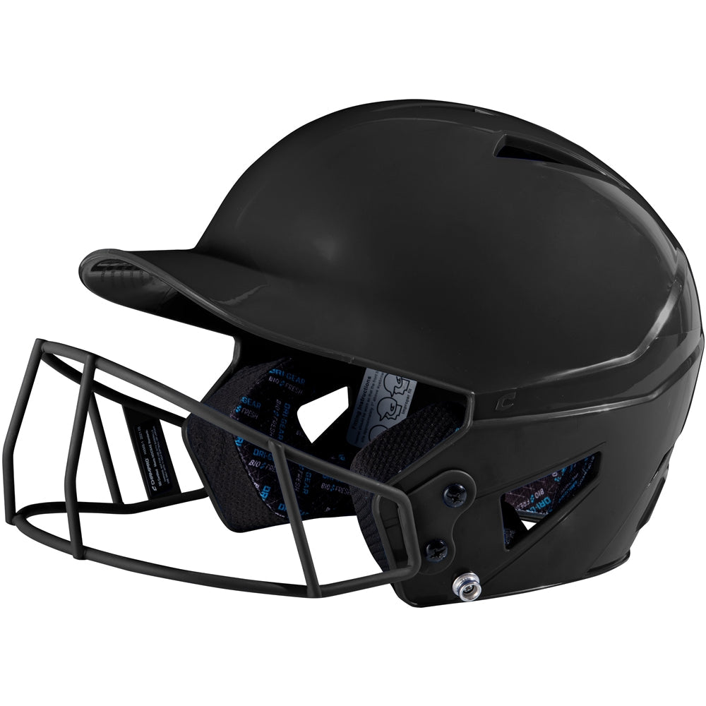 CHAMPRO FASTPITCH UNCOATED HX SOFTBALL HELMET WITH MASK