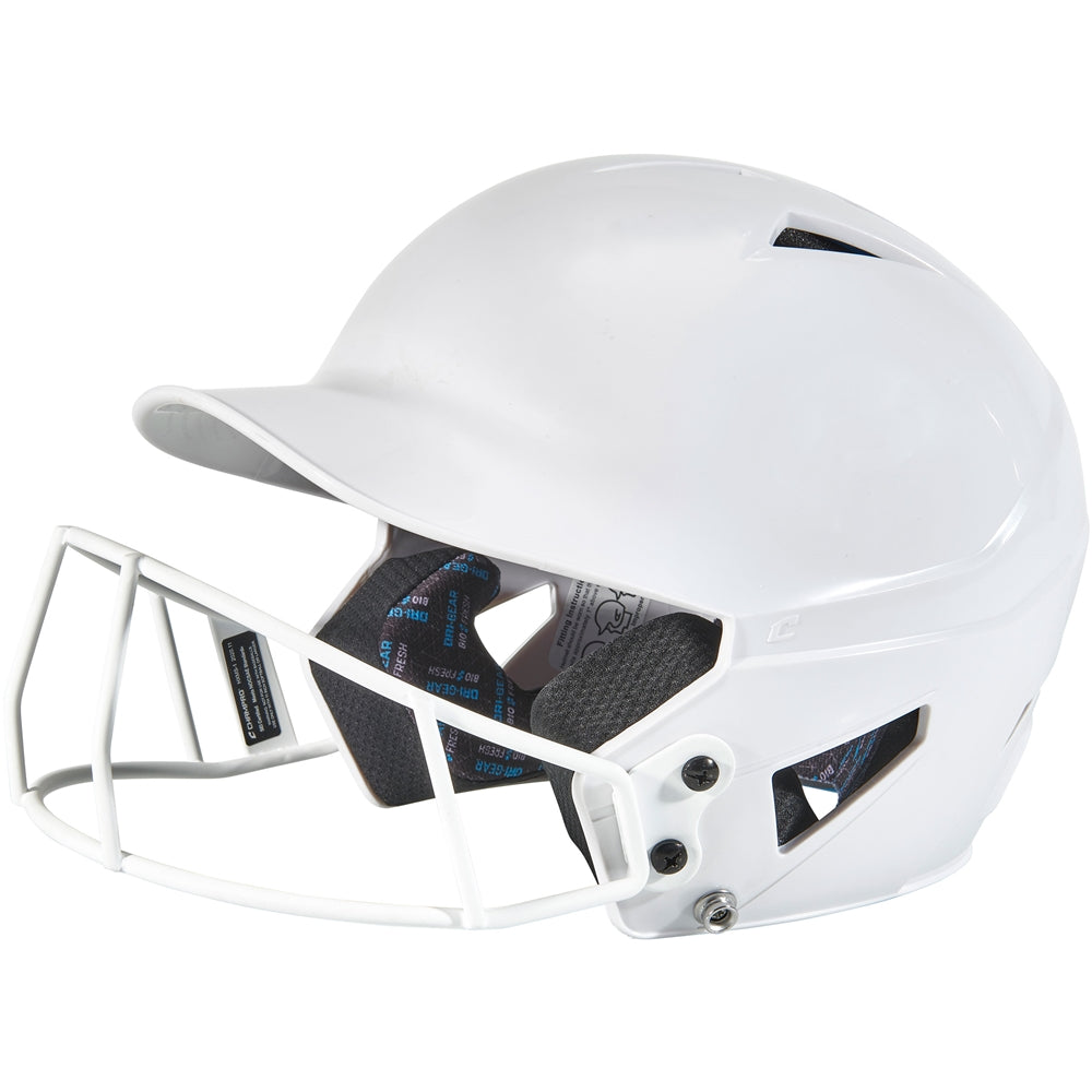 CHAMPRO FASTPITCH UNCOATED HX SOFTBALL HELMET WITH MASK