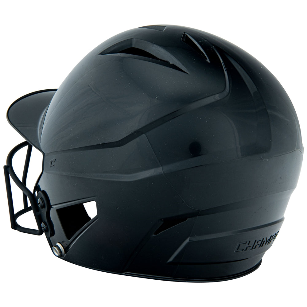 CHAMPRO FASTPITCH UNCOATED HX SOFTBALL HELMET WITH MASK